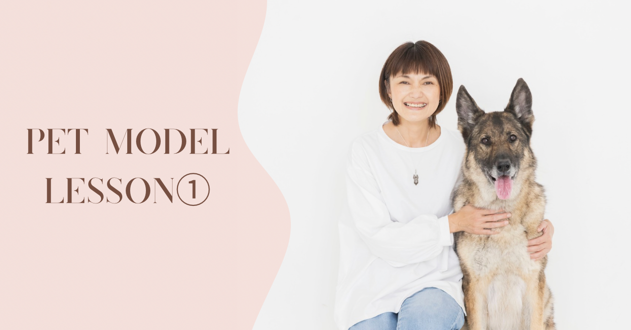ペットモデルLesson ①「ペットモデルはうちの愛犬でもなれますか？」